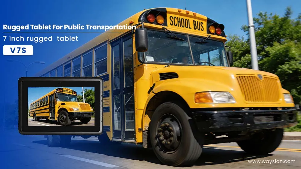 Rugged Tablet For Public Transportation V7S BUS